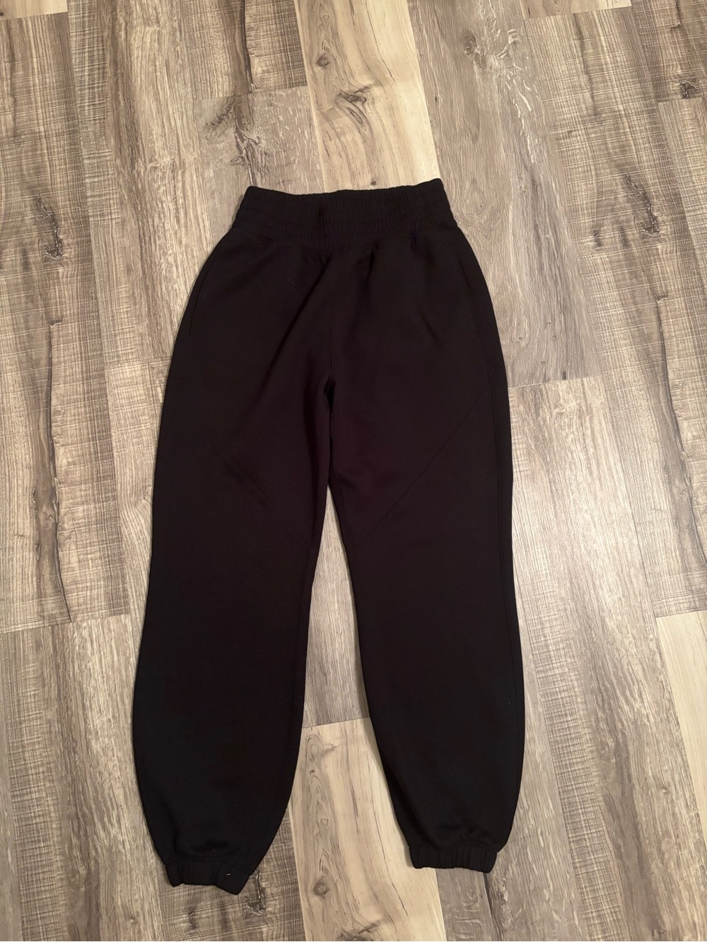 YPB Black Elastic-Waist Jogger Pants